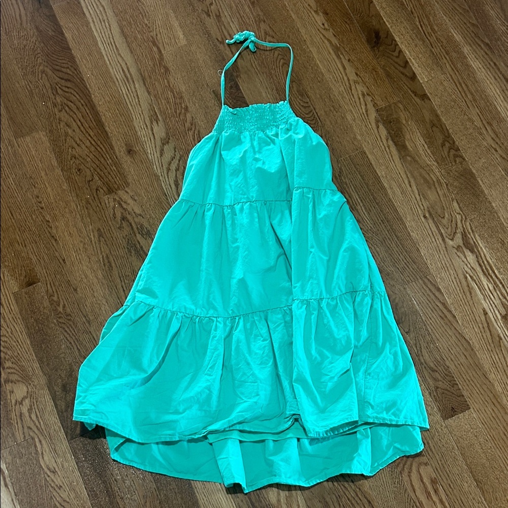 American Eagle Outfitters Women’s Green Halter Dress